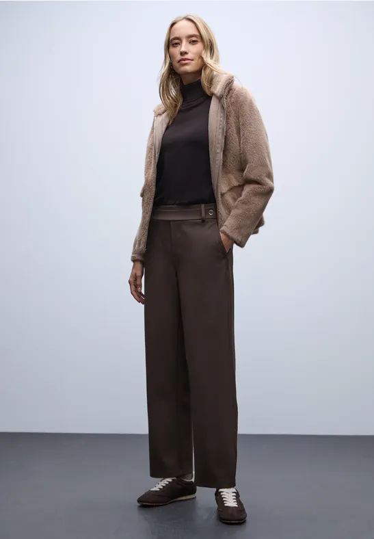 Nohavice hnedá Street One  Nohavice hnedá Street One