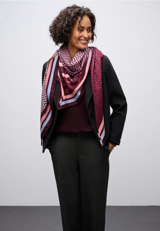 Šatka bordová Street One