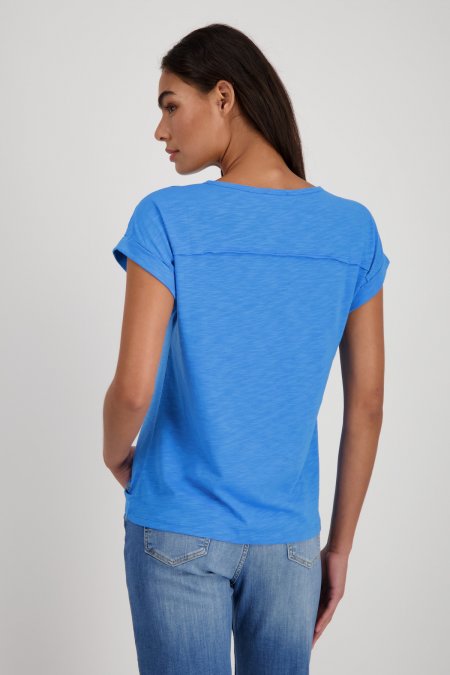 Tričko modrá-potlač Monari 