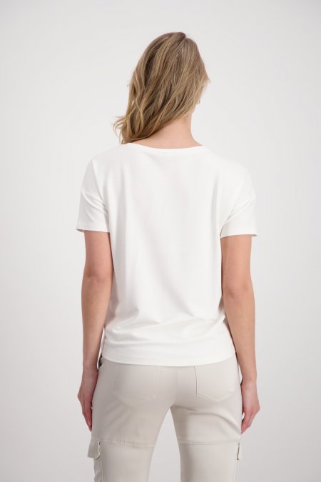 Tričko biela-vzor Monari
