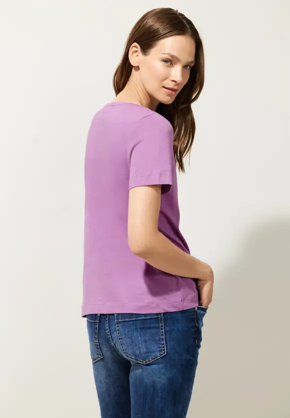Tričko fialová-potlač Street One 