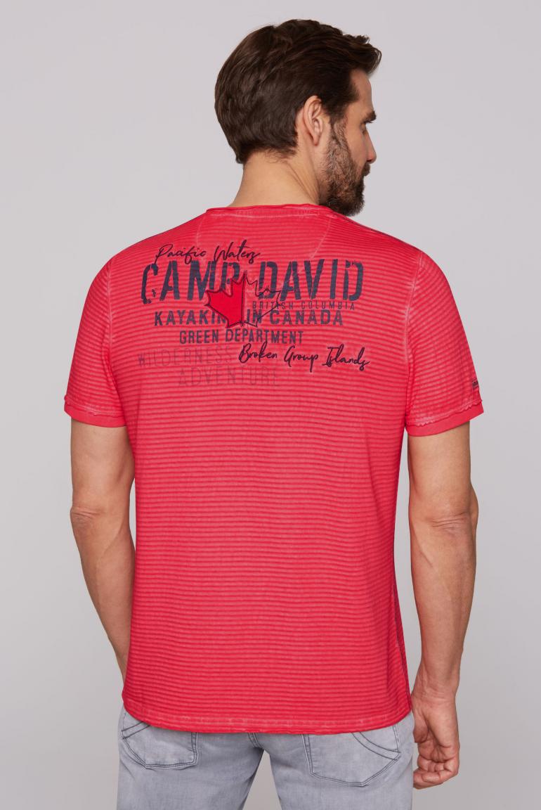 Tričko červená Camp David 