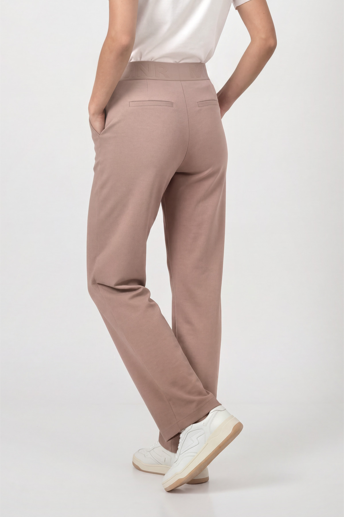 Nohavice taupe Monari