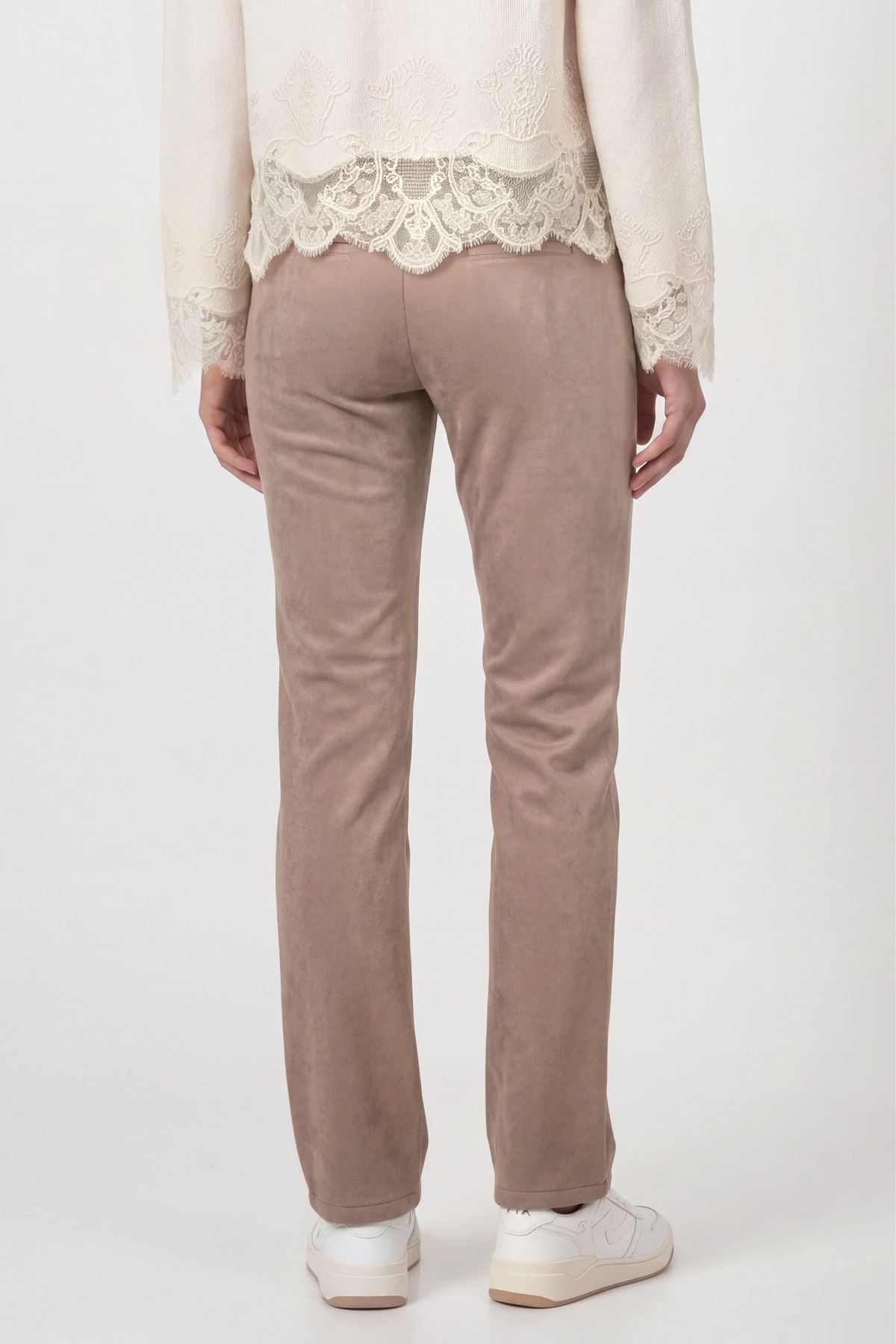 Nohavice taupe Monari