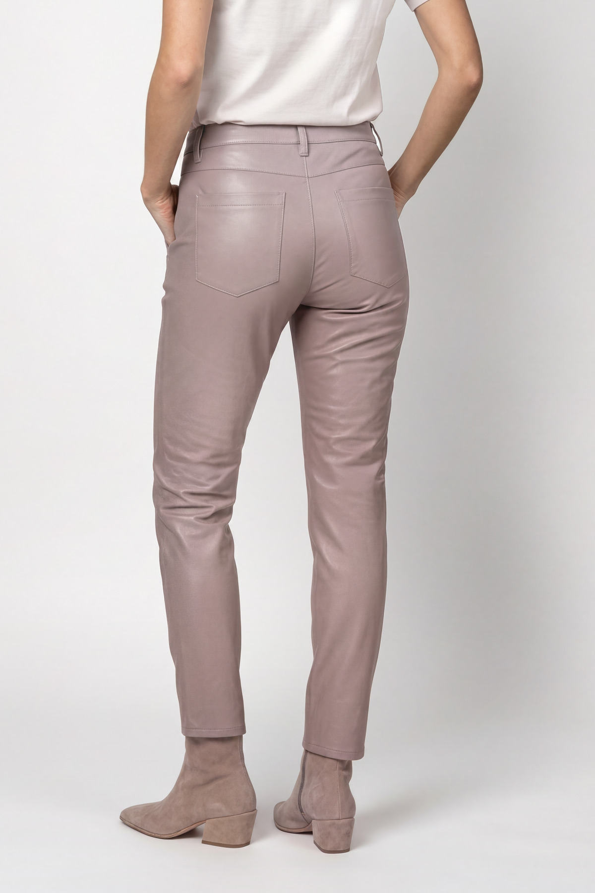 Nohavice taupe Monari