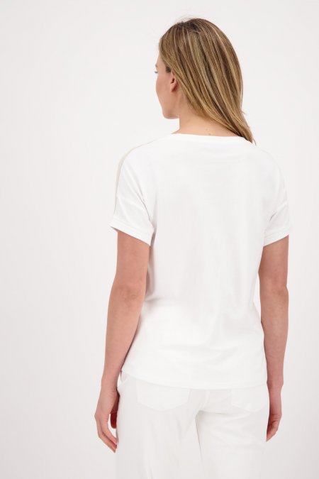 Tričko biela vzor Monari
