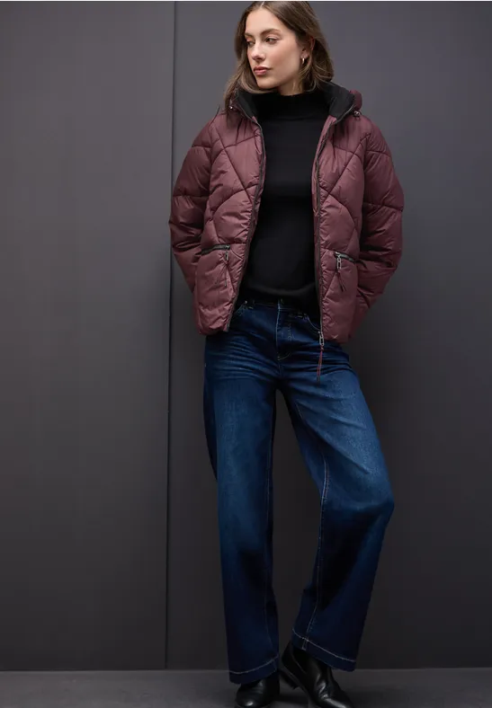 Bunda bordová Street One  Bunda bordová Street One