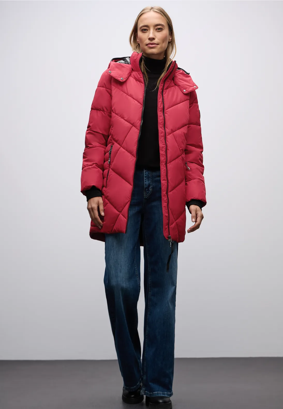 Bunda červená Street One  Bunda červená Street One