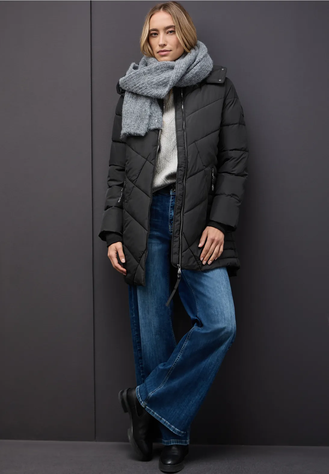 Bunda čierna Street One  Bunda čierna Street One