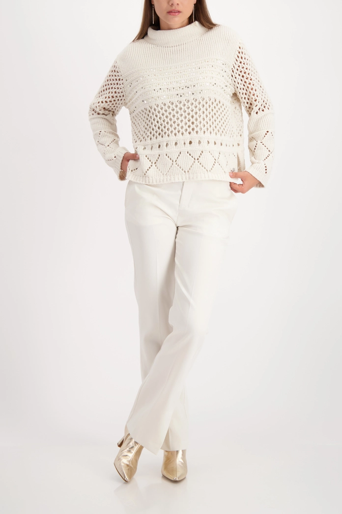 Sveter krémová Monari  Sveter krémová Monari