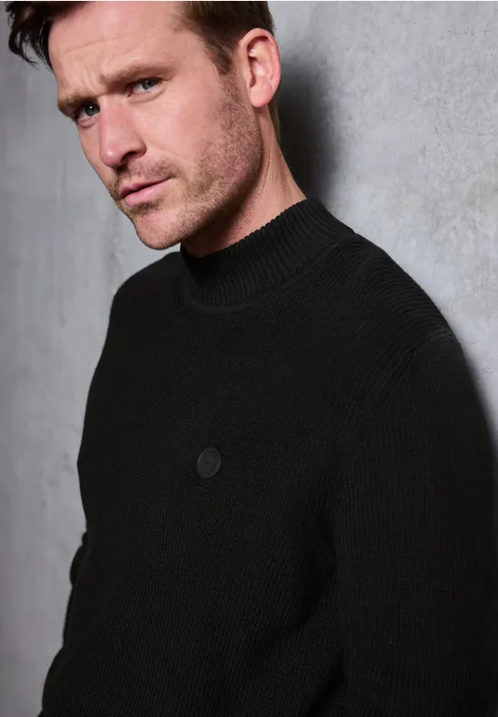 Polorolák čierna Street One