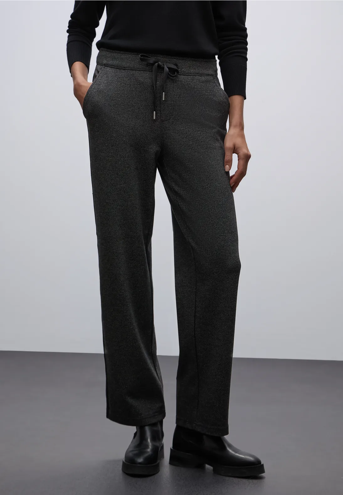 Nohavice čierne Street One 