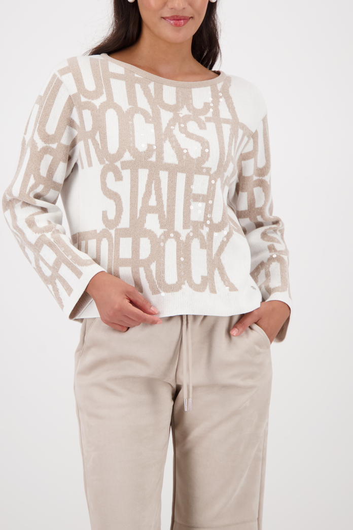 Pulóver béž Monari 