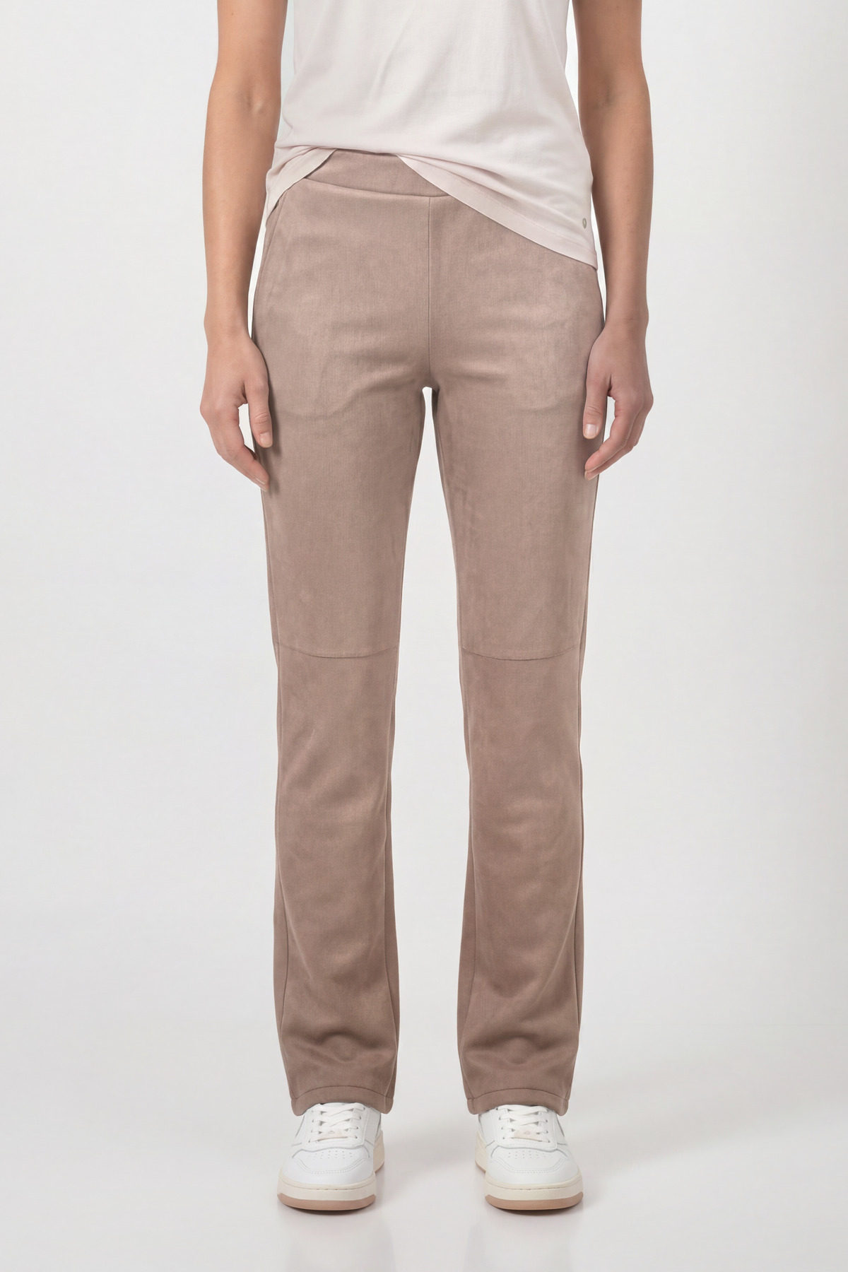 Nohavice taupe Monari