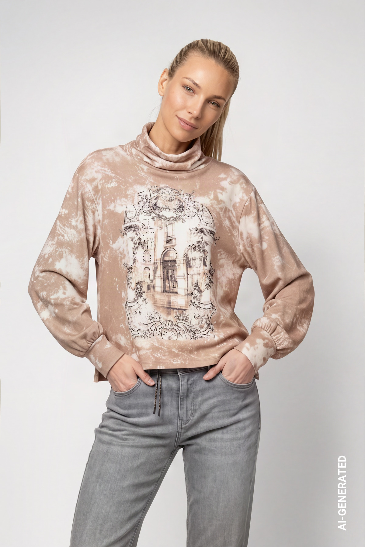 Mikina sv.hnedá Monari