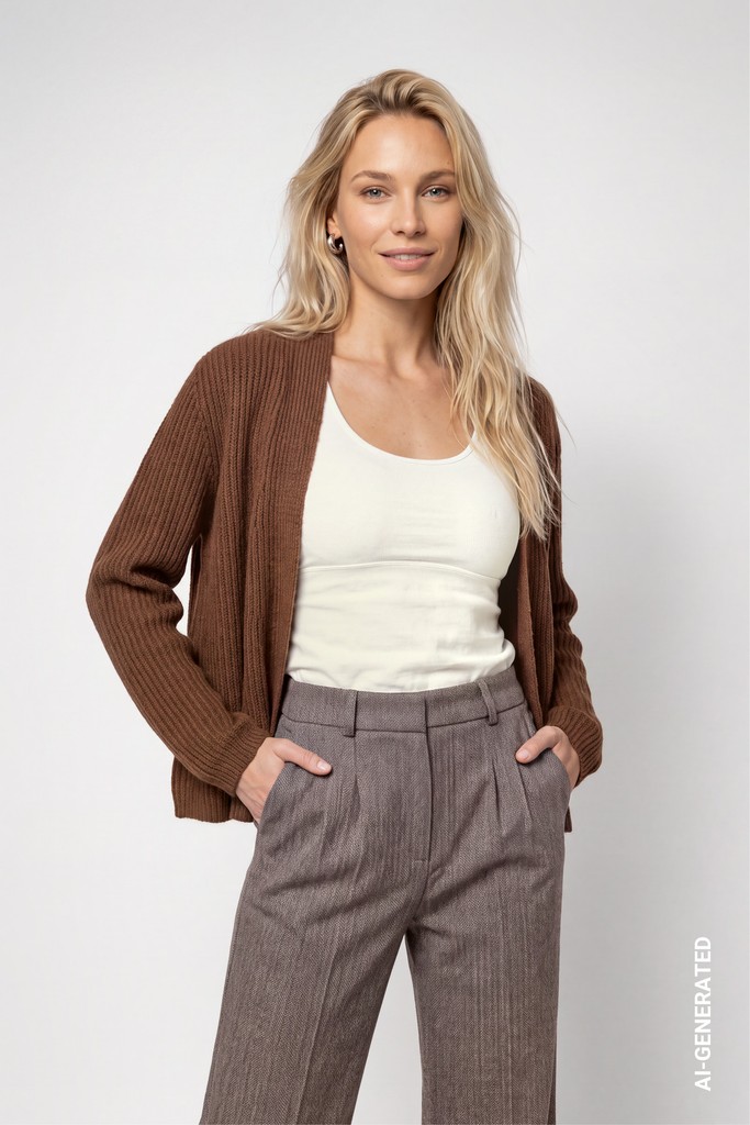 Kardigán tm.hnedá Monari