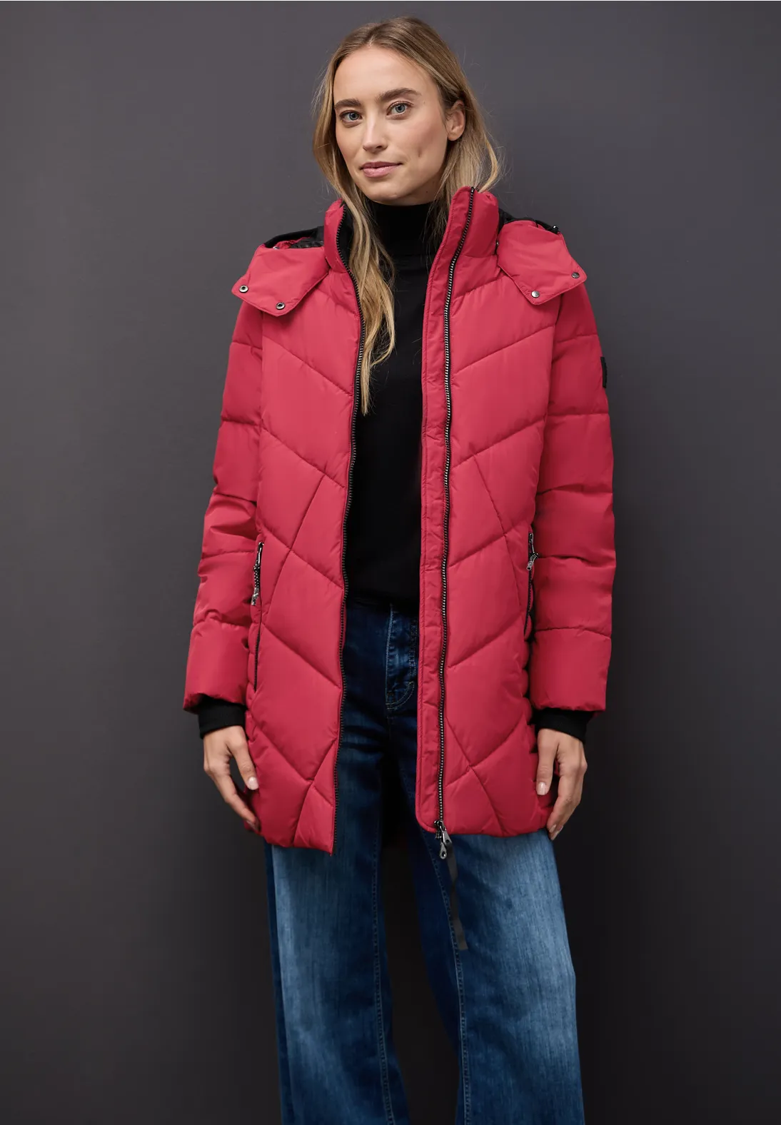 Bunda červená Street One