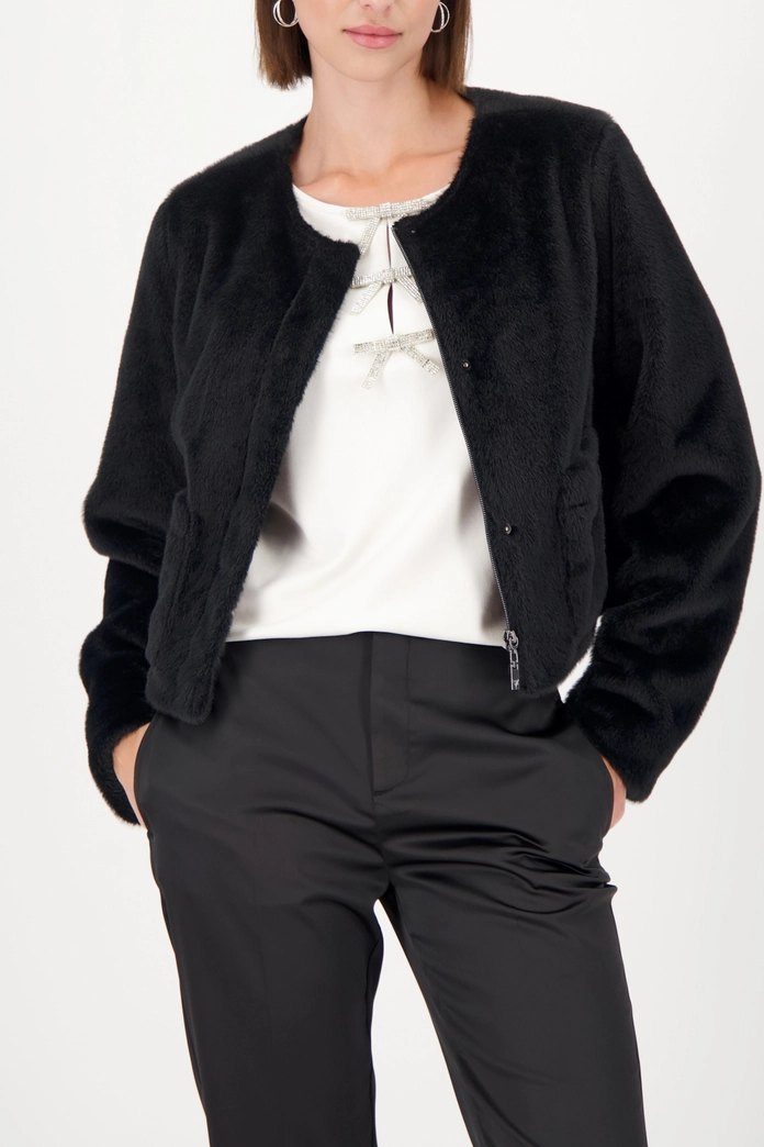 Bunda čierna Monari