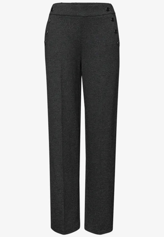 Nohavice čierna Street One