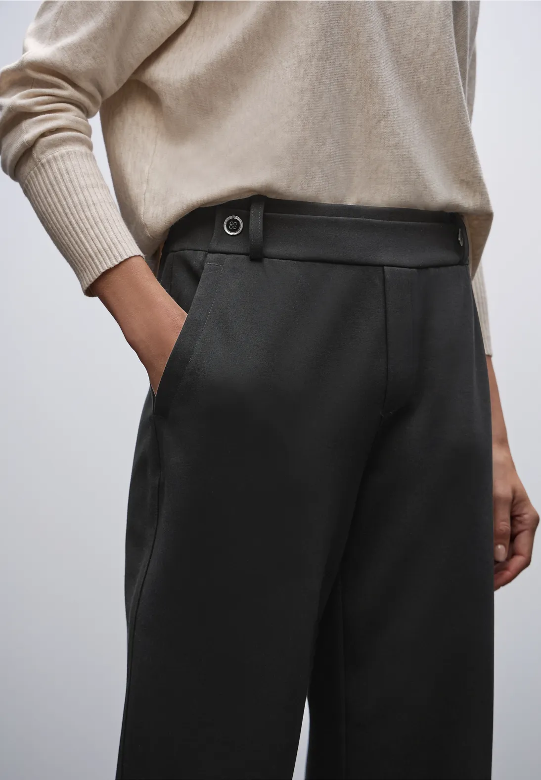 Nohavice čierna Street One