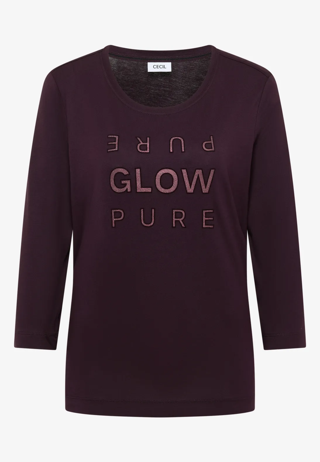 Tričko bordó Cecil
