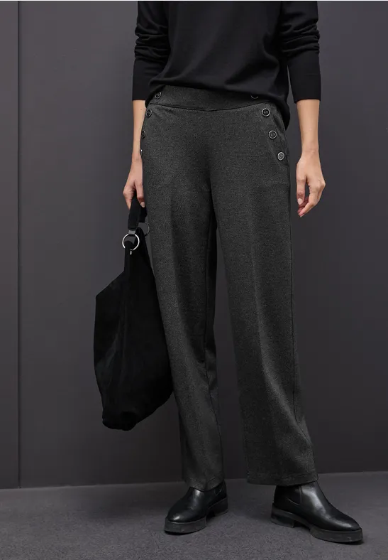 Nohavice čierna Street One