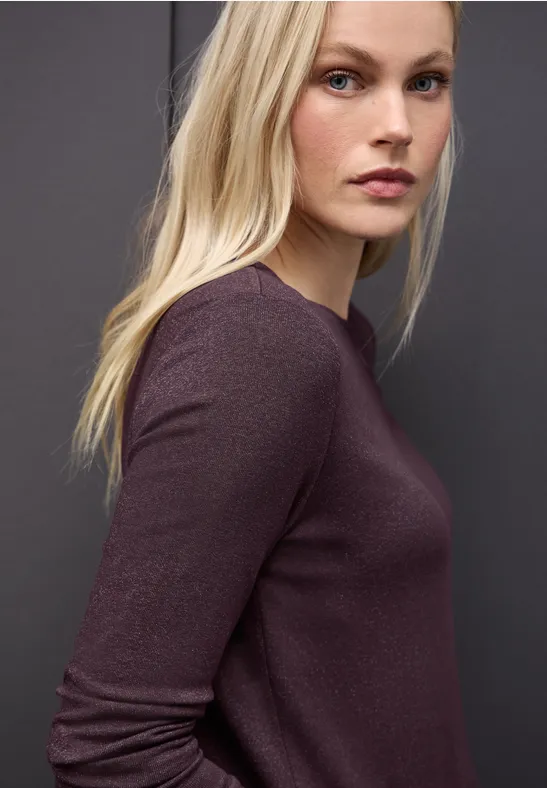 Top bordová Street One